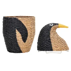 Bloomingville Körbe>Korb Tazia Schwarz