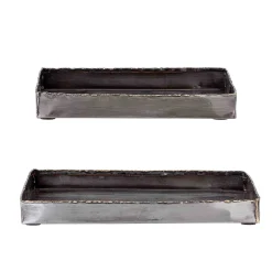 Bloomingville Dekotabletts>Tablett Cody 2er-Set Schwarz