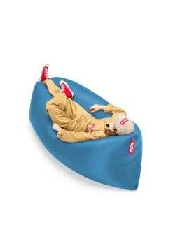 fatboy Gartenliegen>Aufblasbares Luftsofa Lamzac 3 Sky Blue