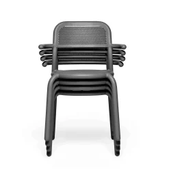 fatboy Gartenstühle>Gartenstuhl Toni Armchair 4er-Set Anthrazit