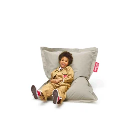 fatboy Sitzsäcke>Sitzsack Junior Stonewashed Grau/Silber