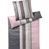 Joop! Bettwäsche>Bettwäsche Cornflower Stripes 135/200 - 80/80 Deep Rose