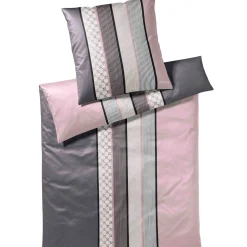 Joop! Bettwäsche>Bettwäsche Cornflower Stripes 135/200 - 80/80 Deep Rose