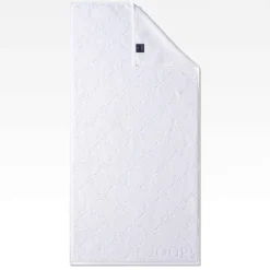 Joop! Handtücher>Handtuch Uni Cornflower 50/100 (3er-Set) Weiß