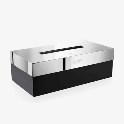 Joop! Badaccessoires>Kosmetiktuchspender Chromeline Kleenexbox Chrom Schwarz