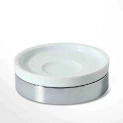 Joop! Badaccessoires>Seifenschale Chromeline Chrom Weiß