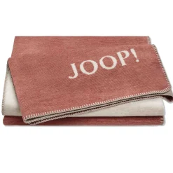 Joop! Wohndecken Und Plaids>Wohndecke Melange Doubleface 150x200 cm Orange Natur
