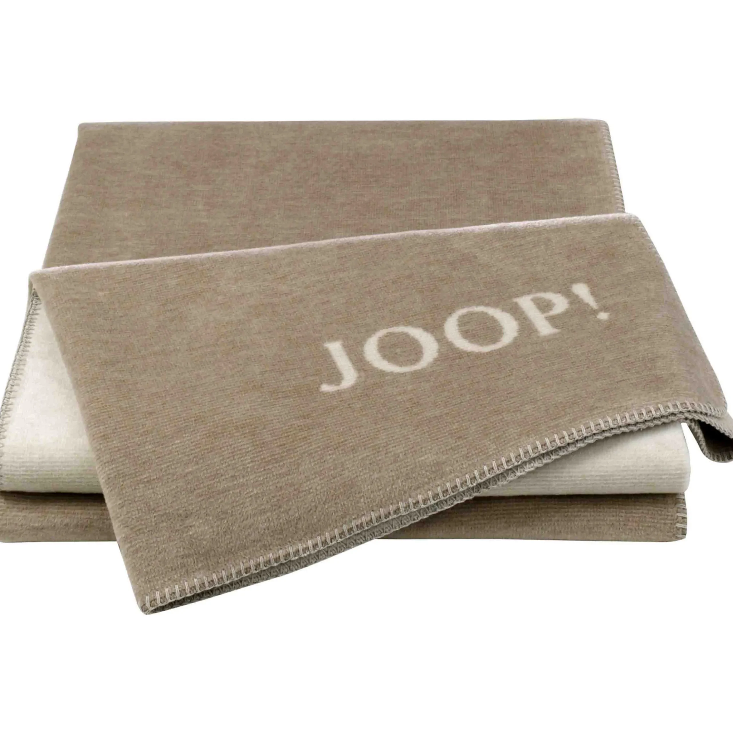Joop! Wohndecken Und Plaids>Wohndecke Melange Doubleface 150x200 cm Natur Sand