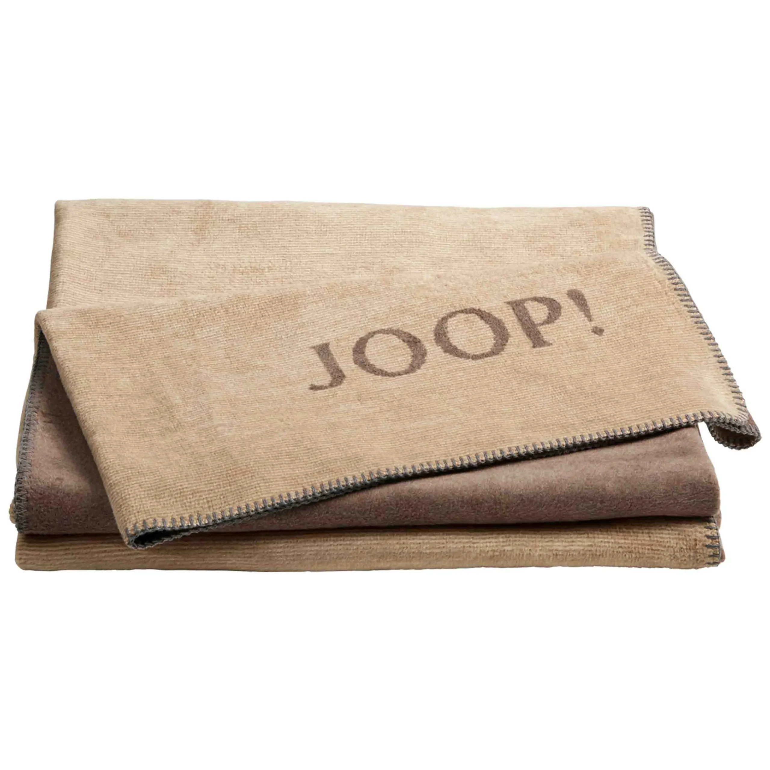 Joop! Wohndecken Und Plaids>Wohndecke Melange Doubleface 150x200 cm Cashew Kastanie