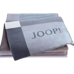 Joop! Wohndecken Und Plaids>Wohndecke Mosaik 150x200 cm Jeans Graphit