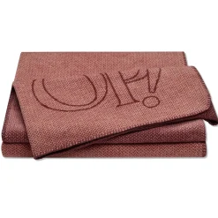Joop! Wohndecken Und Plaids>Wohndecke Statement 150x200 cm Orange Bordeaux