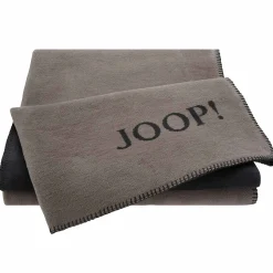 Joop! Wohndecken Und Plaids>Wohndecke Uni Doubleface 150x200 cm Taupe Anthrazit