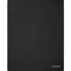 Joop! Wohndecken Und Plaids>Wohndecke Uni Doubleface 150x200 cm Anthrazit Ash