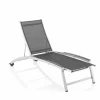 Kettler Gartenliegen>Gartenliege Forma II Rolliege Silber Graphit