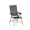 Kettler Gartensessel>Gartensessel Basic Premium Multipositionssessel Silber/Lakritz
