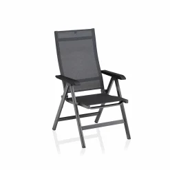 Kettler Gartensessel>Gartensessel Basic Premium Multipositionssessel Anthrazit/Lakritz