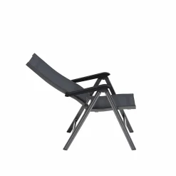 Kettler Gartensessel>Gartensessel Basic Premium Multipositionssessel Anthrazit/Lakritz