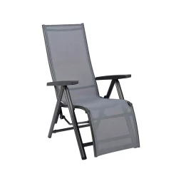 Kettler Gartensessel>Gartensessel Cirrus Relaxsessel Anthrazit/Anthrazit-Grau