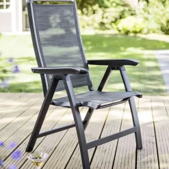 Kettler Gartensessel>Gartensessel Forma II Multipositionssessel Anthrazit/Graphit