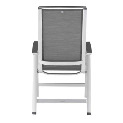 Kettler Gartensessel>Gartensessel Forma II Multipositionssessel Silber Graphit