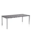 Kettler Gartentische>Gartentisch Cubic Ausziehtisch 150/210x95 Silber