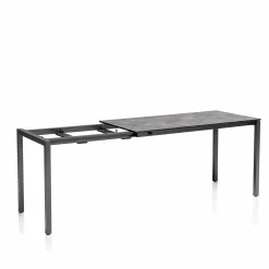 Kettler Gartentische>Gartentisch Cubic Ausziehtisch 140/210x70 Anthrazit