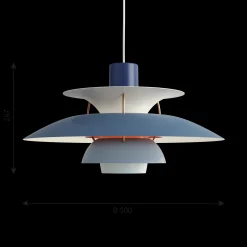 Louis Poulsen Innenleuchten>Pendelleuchte PH 5 Hues of Blue