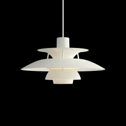 Louis Poulsen Innenleuchten>Pendelleuchte PH 5 Mini Monochrom Weiß