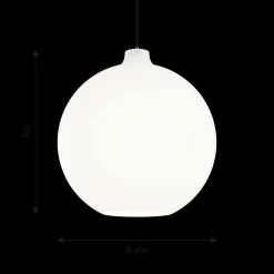 Louis Poulsen Innenleuchten>Pendelleuchte Wohlert Ø400 Opalglas weiß