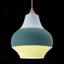 Louis Poulsen Innenleuchten>Pendelleuchte Cirque Ø380 Rot