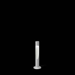 Louis Poulsen Außenleuchten>Pollerleuchte Flindt Garden Short Aluminiumfarben Struktur