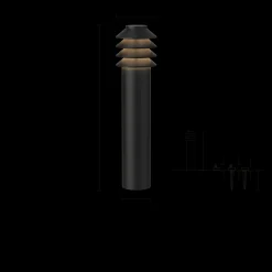 Louis Poulsen Außenleuchten>Pollerleuchte BYSTED GARDEN Black Texture