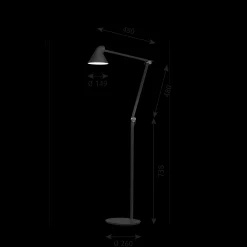 Louis Poulsen Innenleuchten>Stehleuchte NJP Schwarz