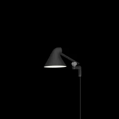 Louis Poulsen Innenleuchten>Wandleuchte NJP Kurzer Arm Schwarz