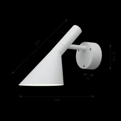 Louis Poulsen Innenleuchten|Außenleuchten>Wandleuchte AJ 50 Weiß Struktur