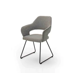 MCA Furniture Esszimmerstühle>Kufenstuhl Newcastle 2er-Set Melange