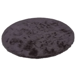 Schöner Wohnen Kollektion Fellteppiche>Teppich Tender 120 cm Rund Anthrazit