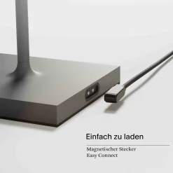 Sigor Innenleuchten>Stehleuchte Nuindie 120cm Rund Graphitgrau