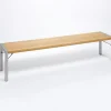 Weishäupl Gartenbänke>Gartenbank Flip 160x43 cm Edelstahl Grau