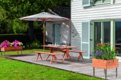 Weishäupl Gartenbänke>Gartenbank Loft 180x38x46 cm Teak