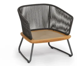 Weishäupl Gartensessel>Gartensessel Denia Dunkelgrau